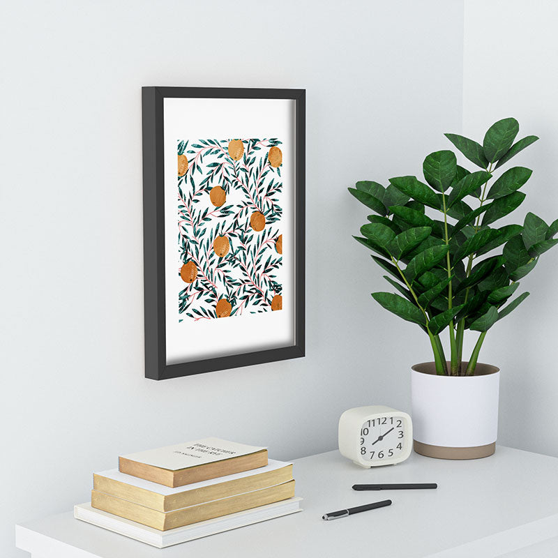 83 Oranges Mandarins Recessed Framing Rectangle