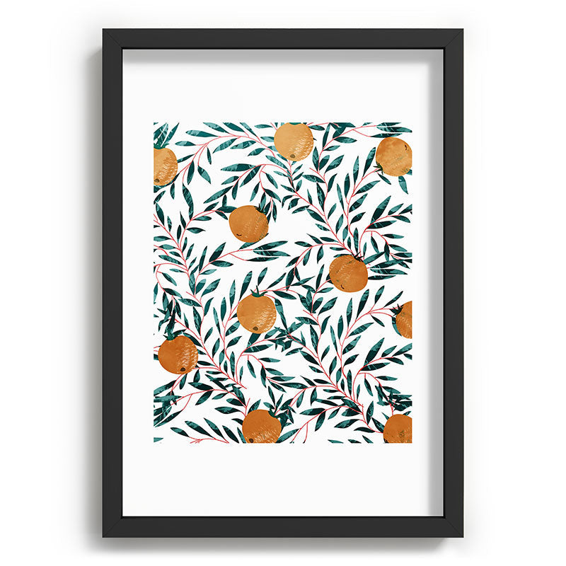 83 Oranges Mandarins Recessed Framing Rectangle
