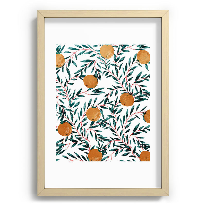 83 Oranges Mandarins Recessed Framing Rectangle