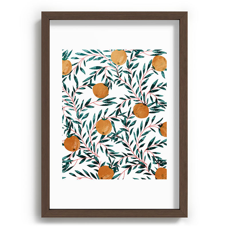 83 Oranges Mandarins Recessed Framing Rectangle