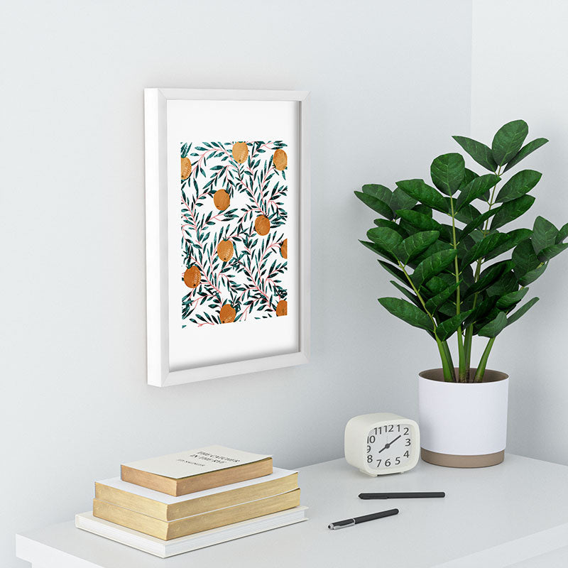83 Oranges Mandarins Recessed Framing Rectangle