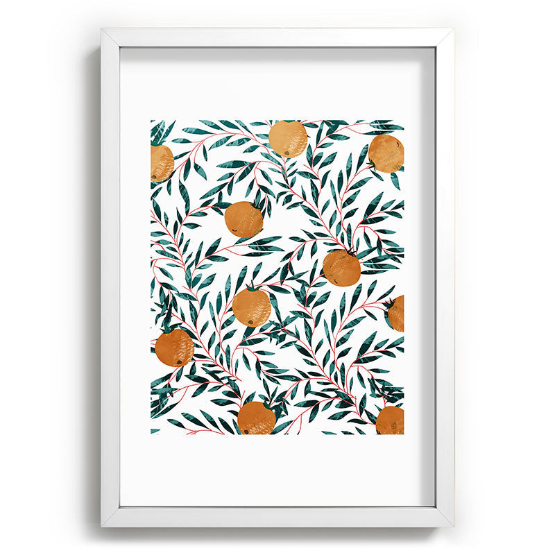 83 Oranges Mandarins Recessed Framing Rectangle