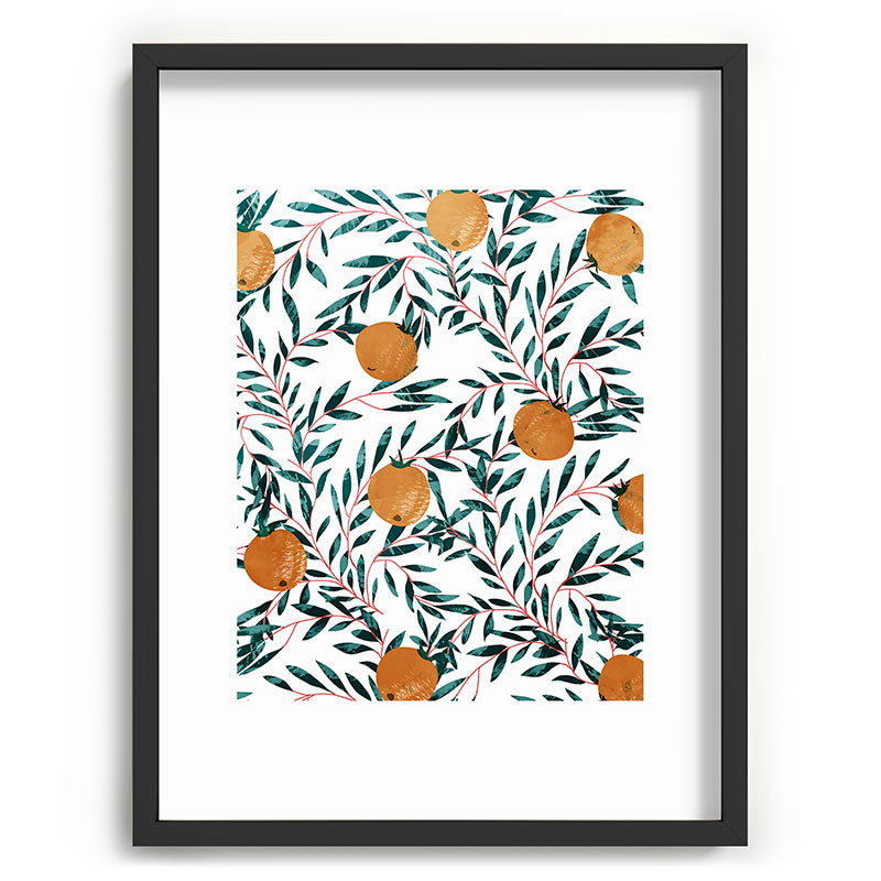83 Oranges Mandarins Recessed Framing Rectangle