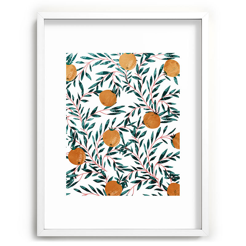 83 Oranges Mandarins Recessed Framing Rectangle
