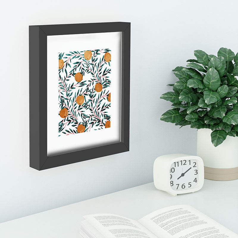 83 Oranges Mandarins Recessed Framing Rectangle