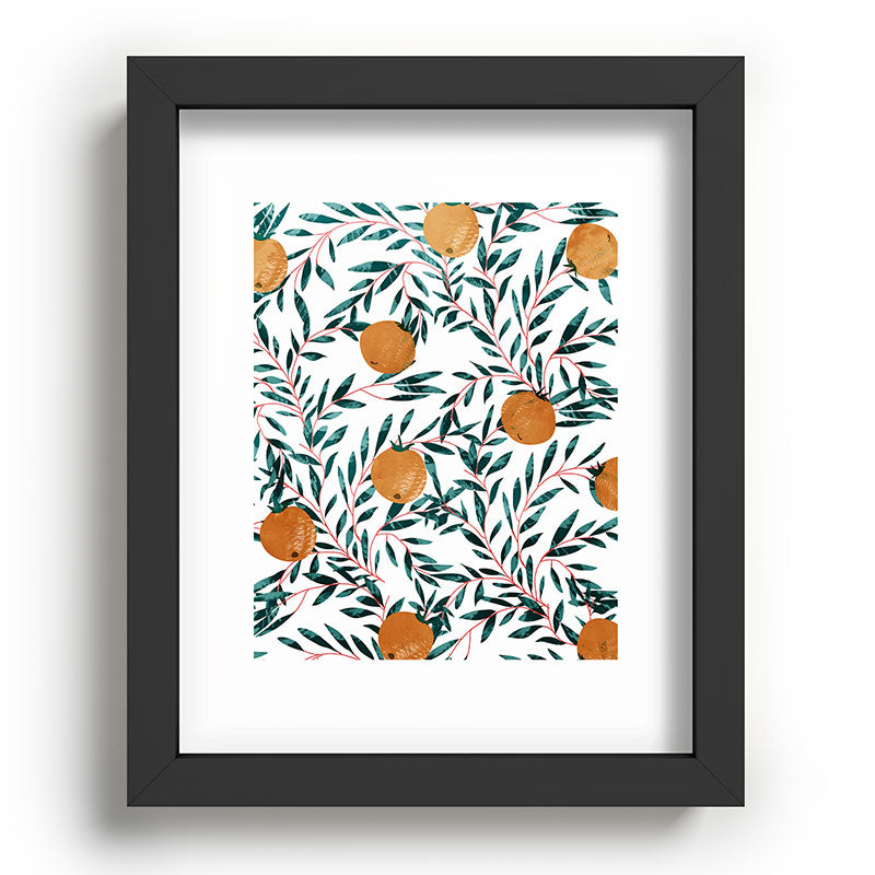 83 Oranges Mandarins Recessed Framing Rectangle