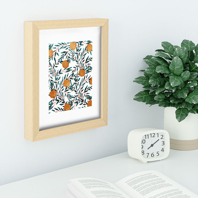 83 Oranges Mandarins Recessed Framing Rectangle