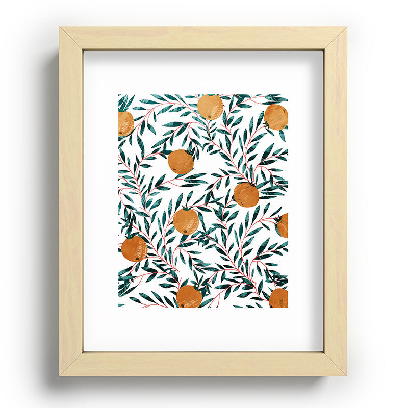 83 Oranges Mandarins Recessed Framing Rectangle