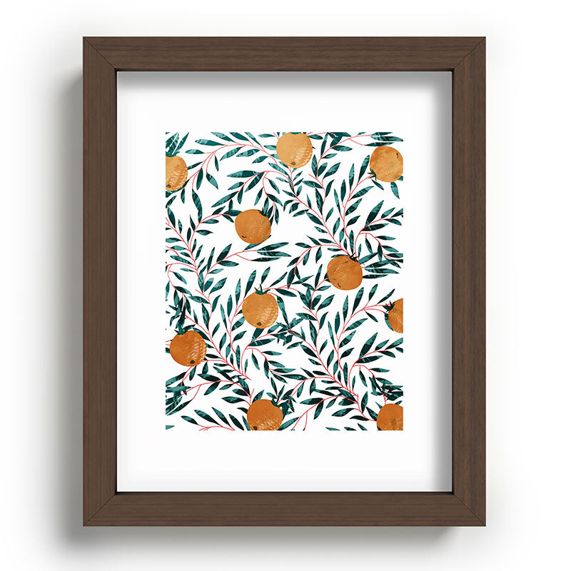 83 Oranges Mandarins Recessed Framing Rectangle