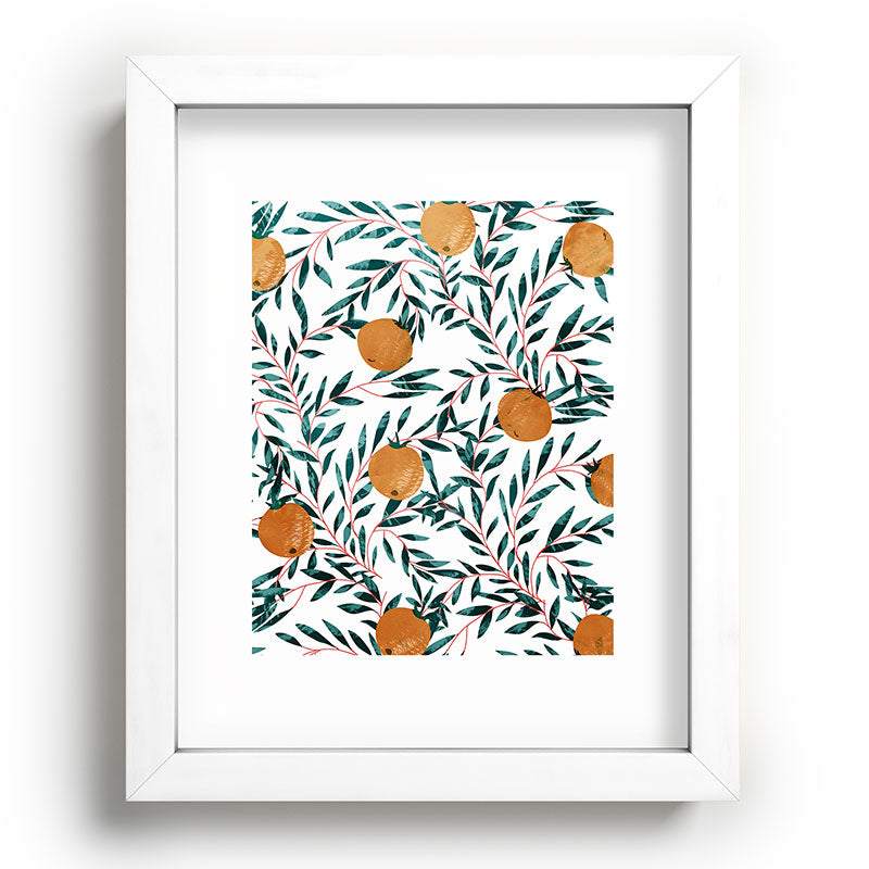 83 Oranges Mandarins Recessed Framing Rectangle