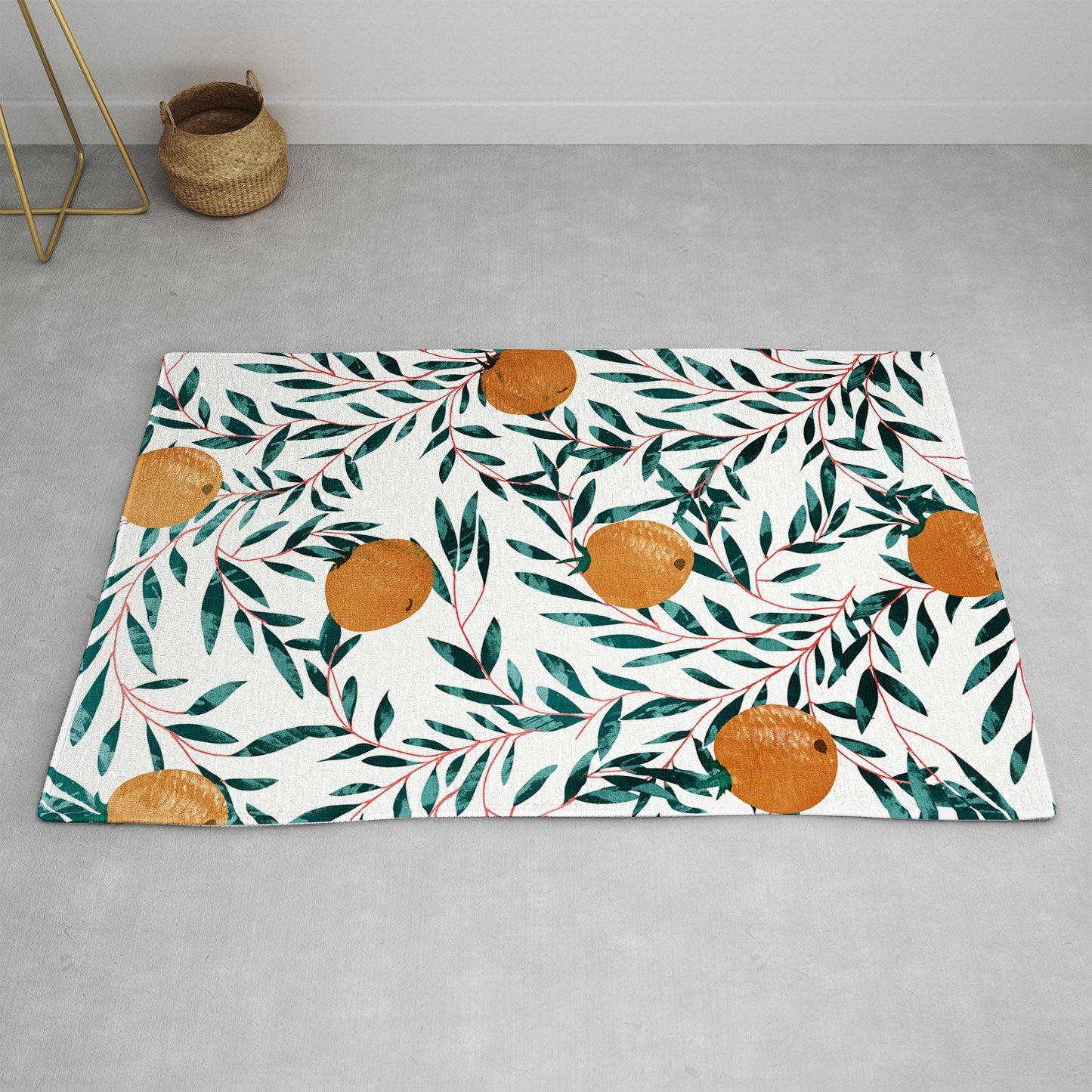 83 Oranges Mandarins Area Rug