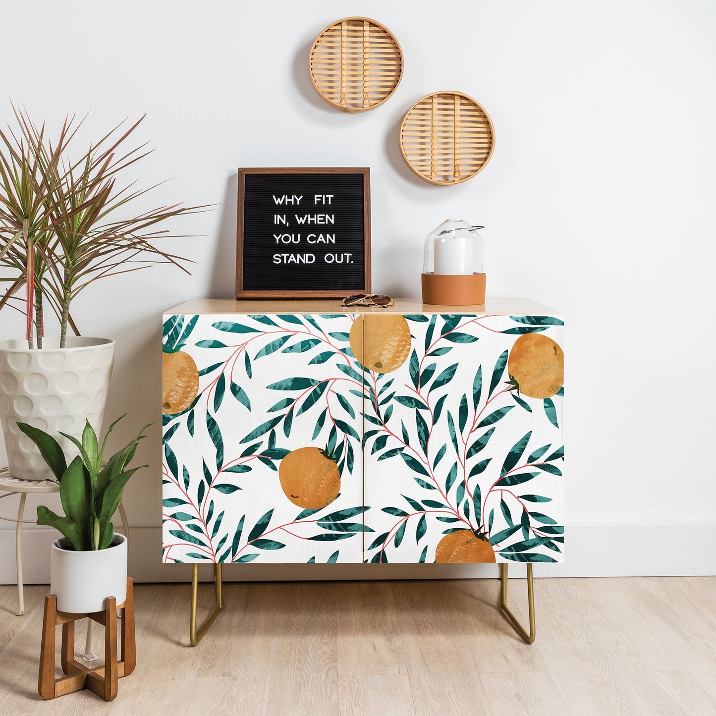 83 Oranges Mandarins Credenza
