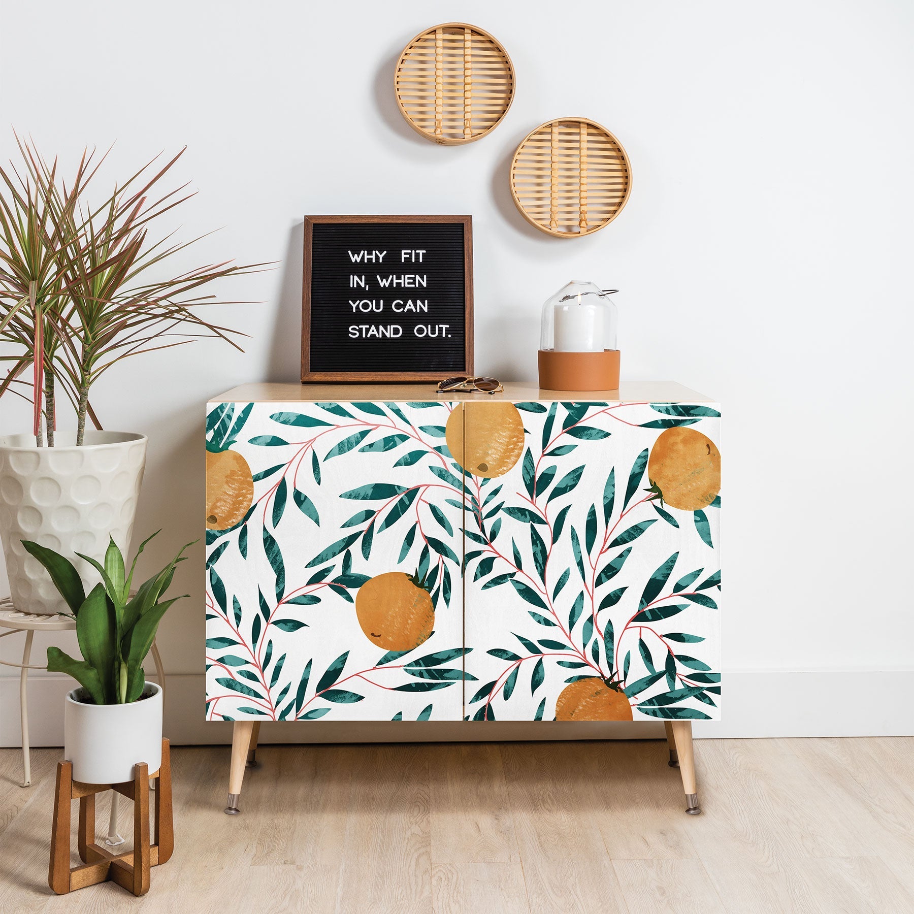 83 Oranges Mandarins Credenza