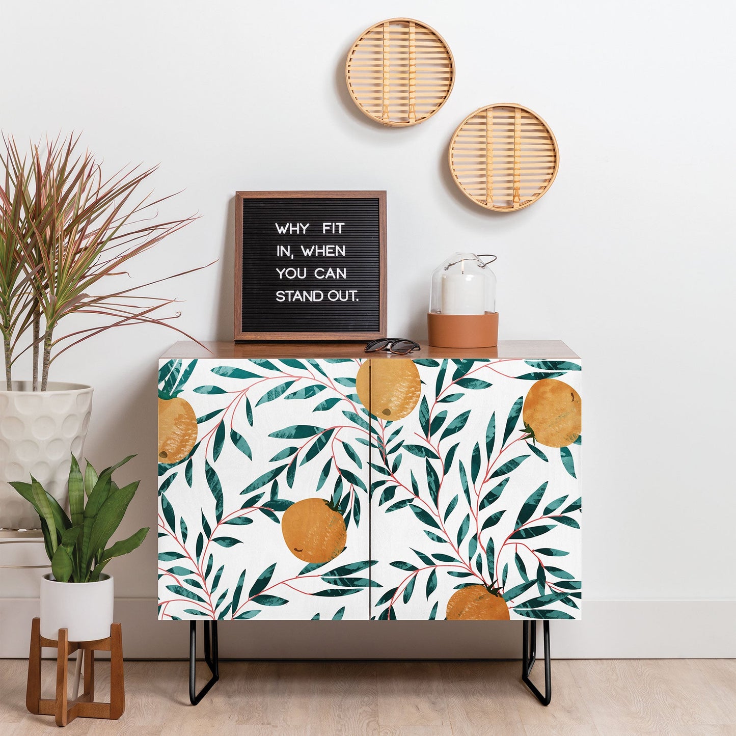 83 Oranges Mandarins Credenza
