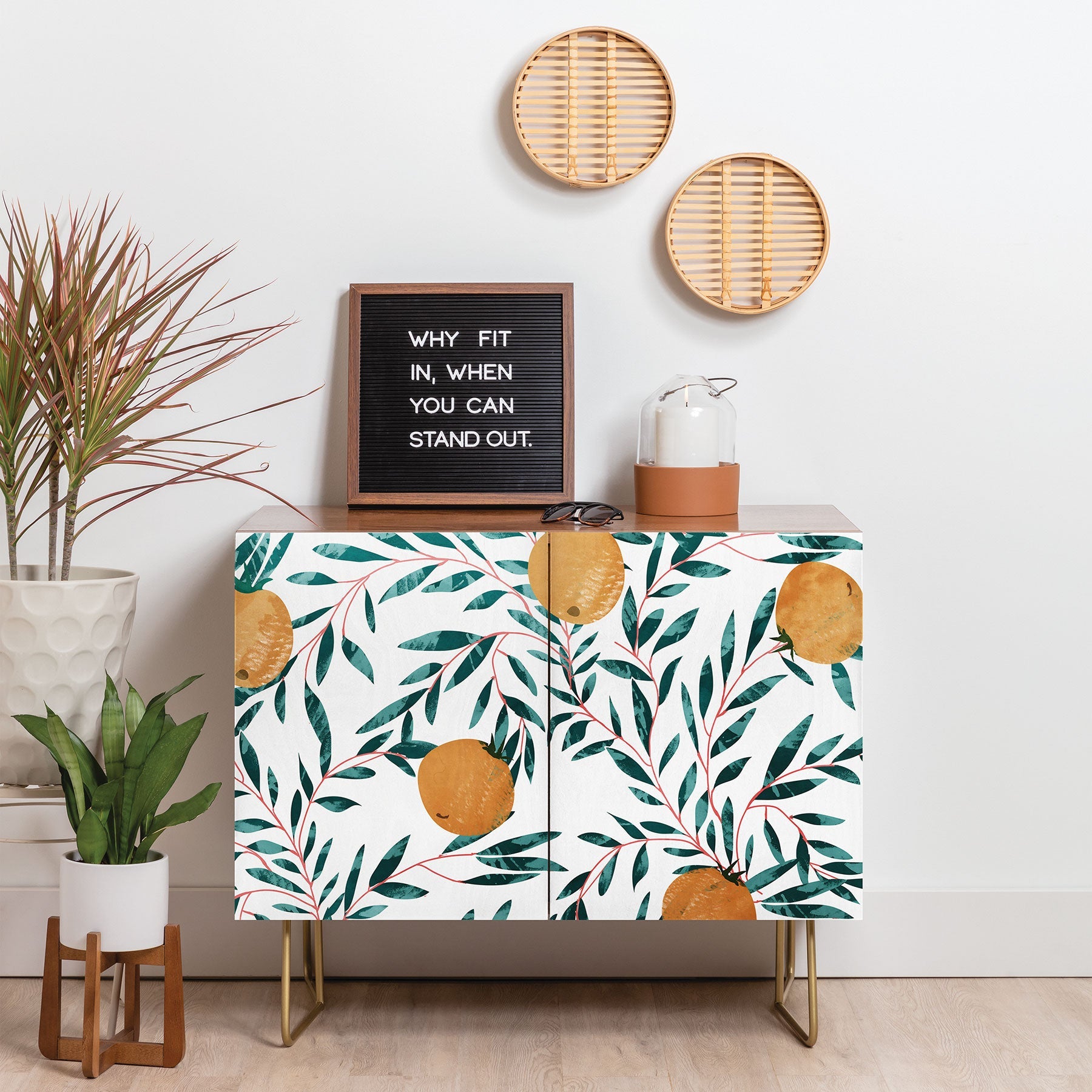 83 Oranges Mandarins Credenza