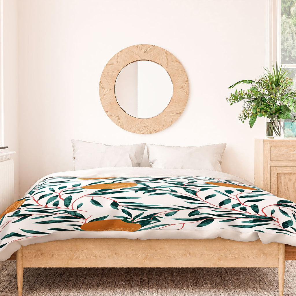 83 Oranges Mandarins Duvet Cover