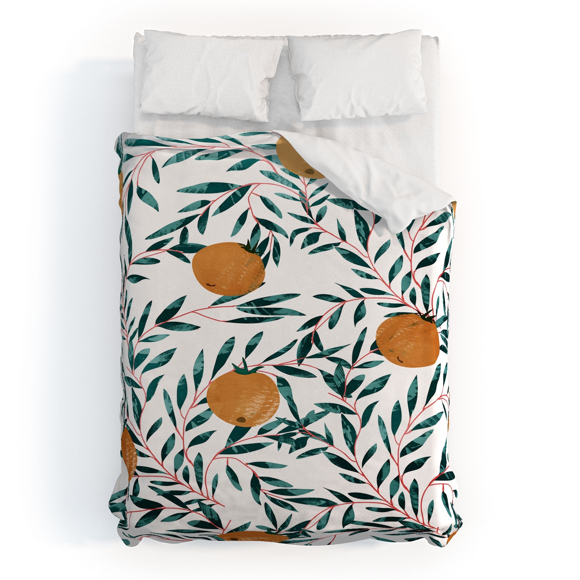 83 Oranges Mandarins Duvet Cover