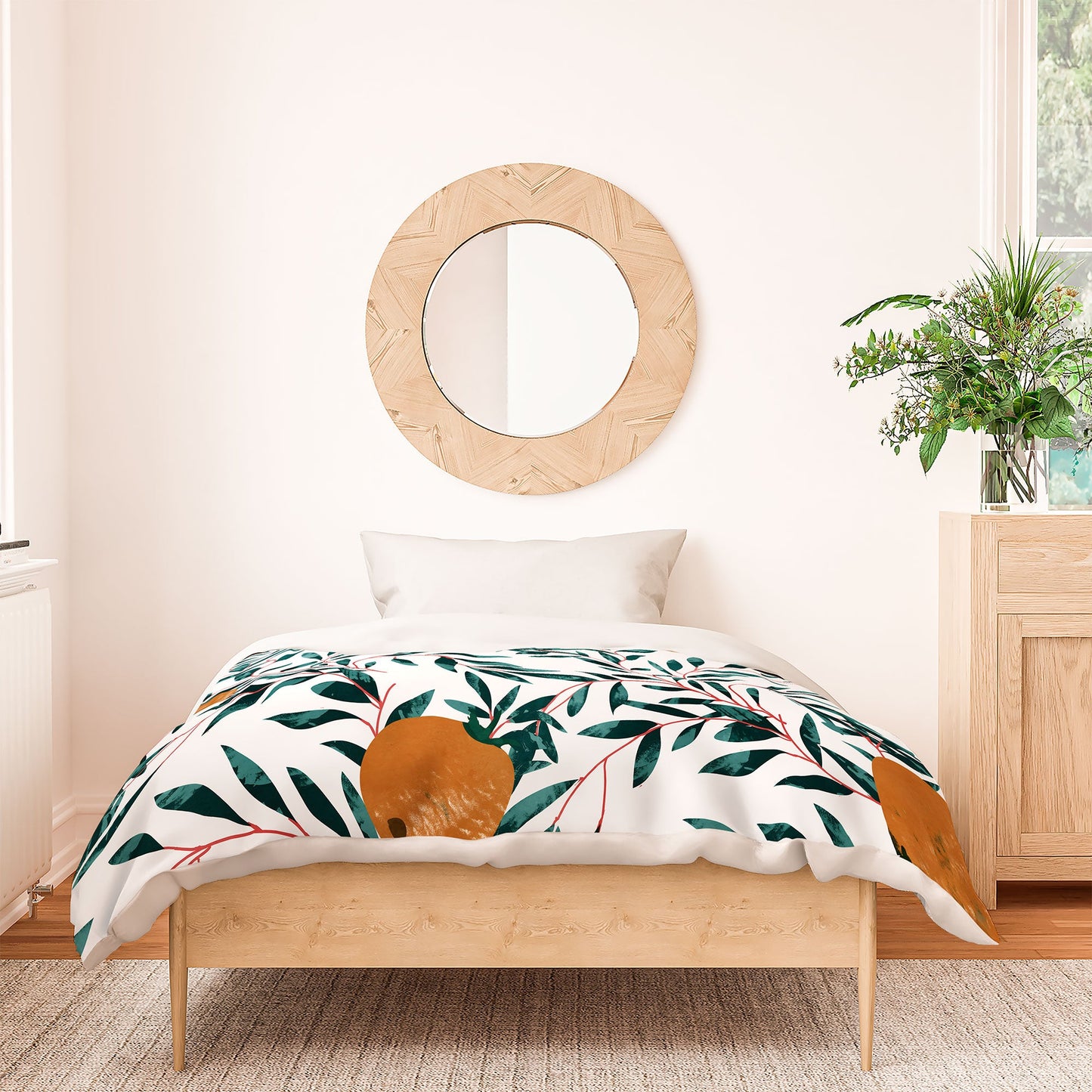 83 Oranges Mandarins Duvet Cover
