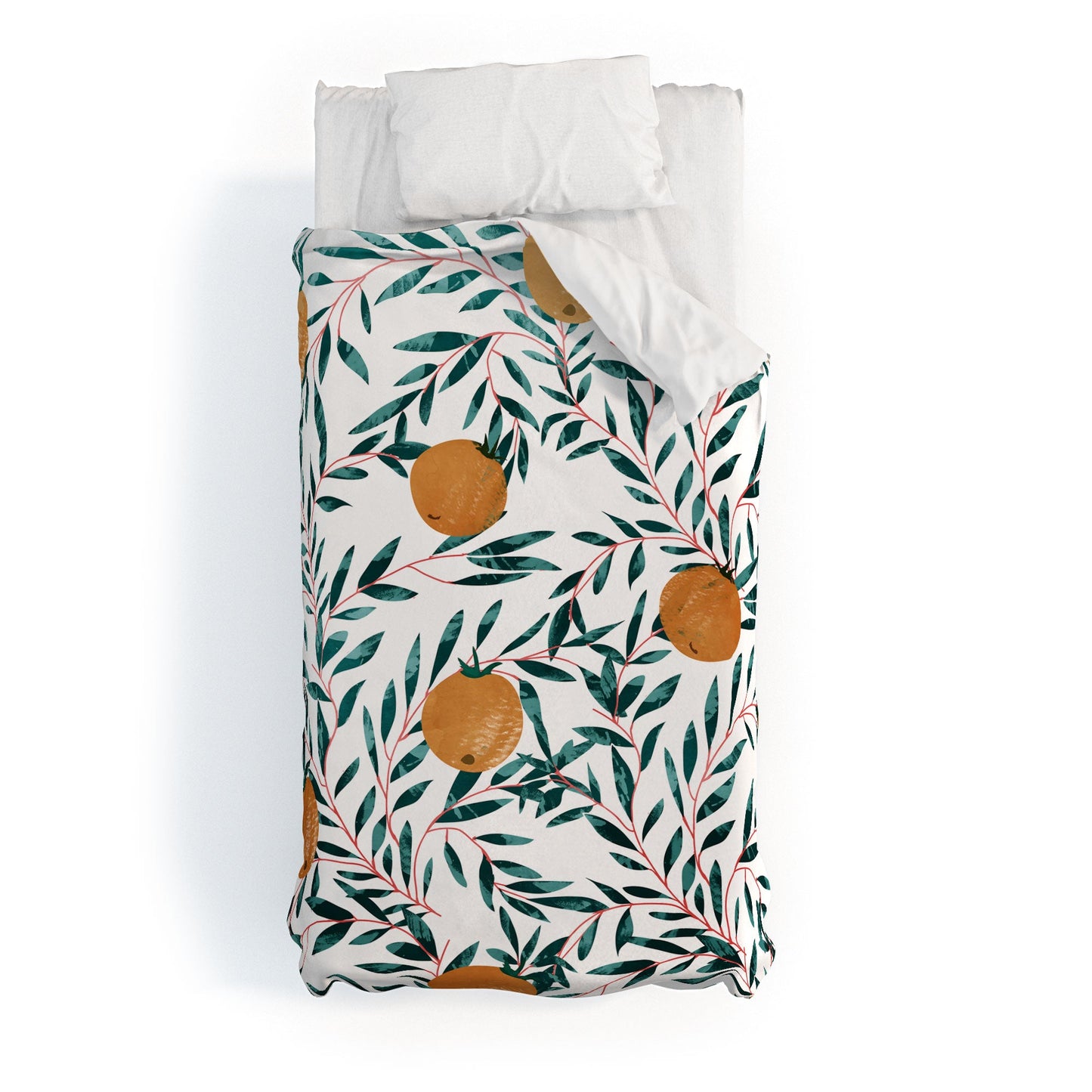 83 Oranges Mandarins Duvet Cover