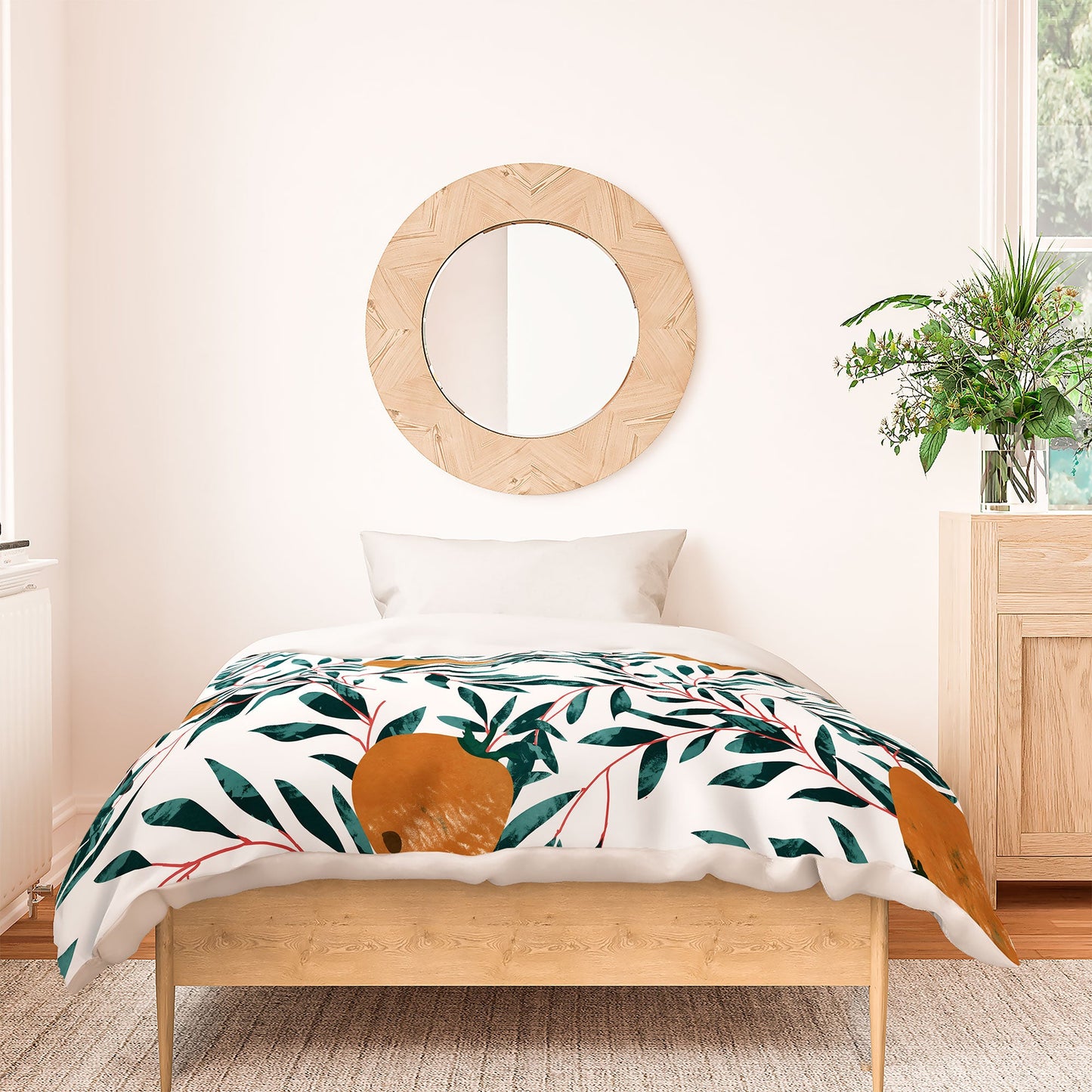 83 Oranges Mandarins Duvet Cover