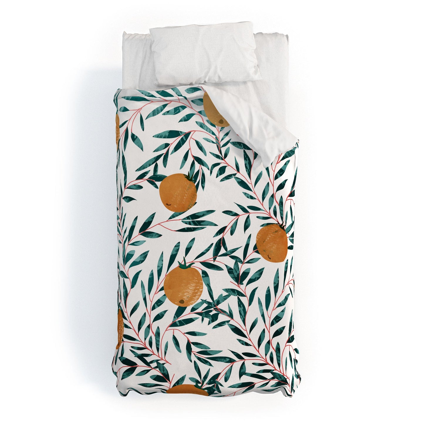 83 Oranges Mandarins Duvet Cover