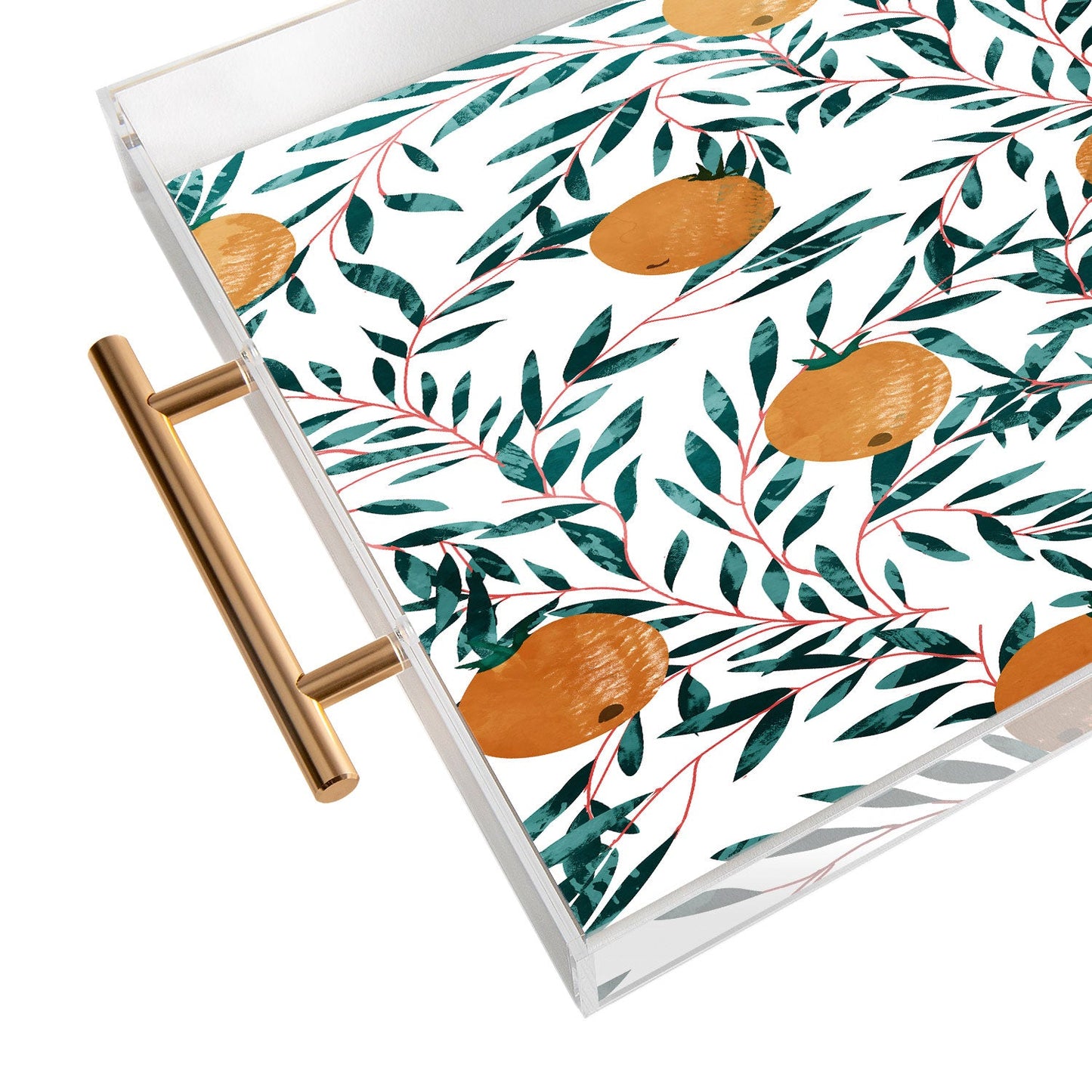83 Oranges Mandarins Acrylic Tray