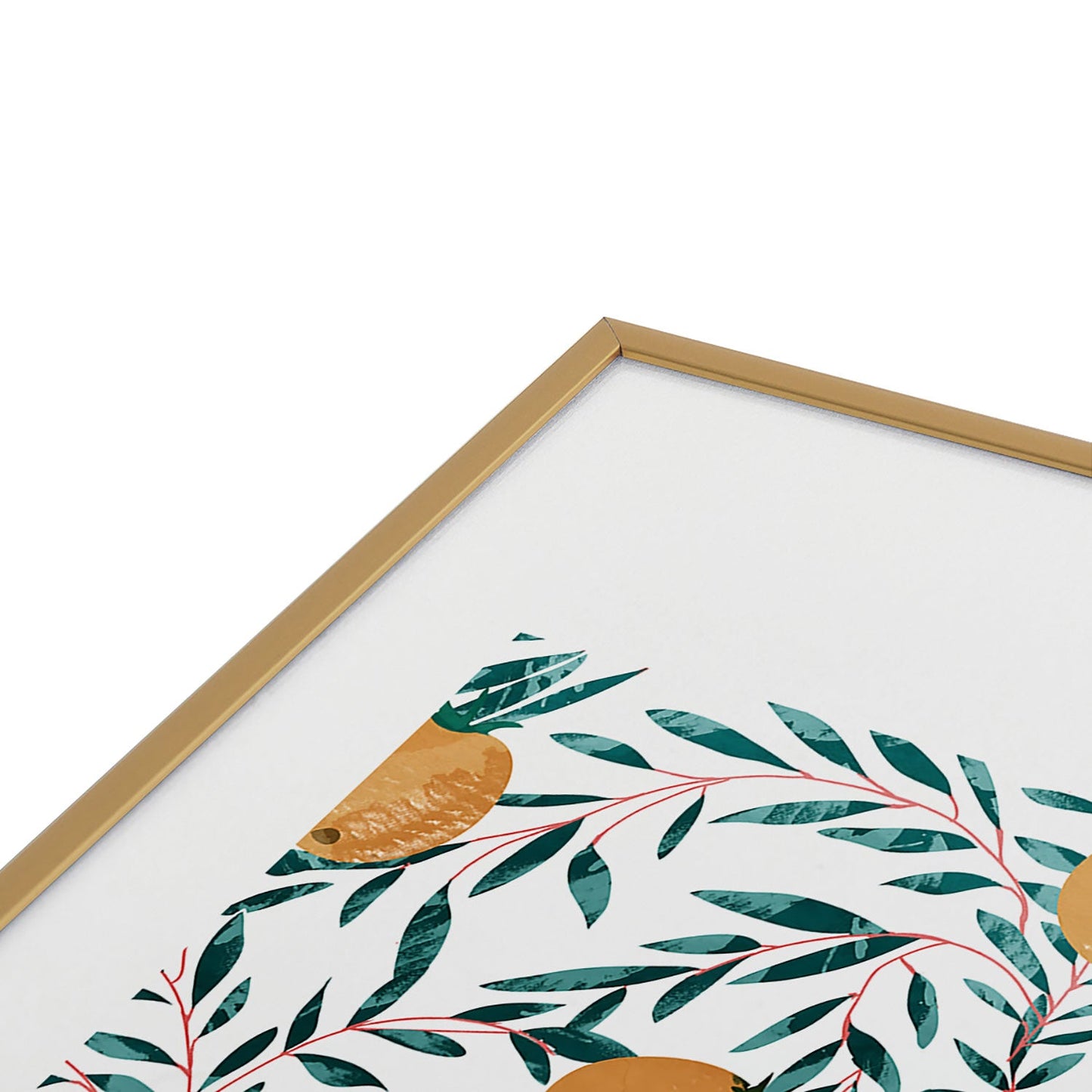 83 Oranges Mandarins Metal Framed Art Print