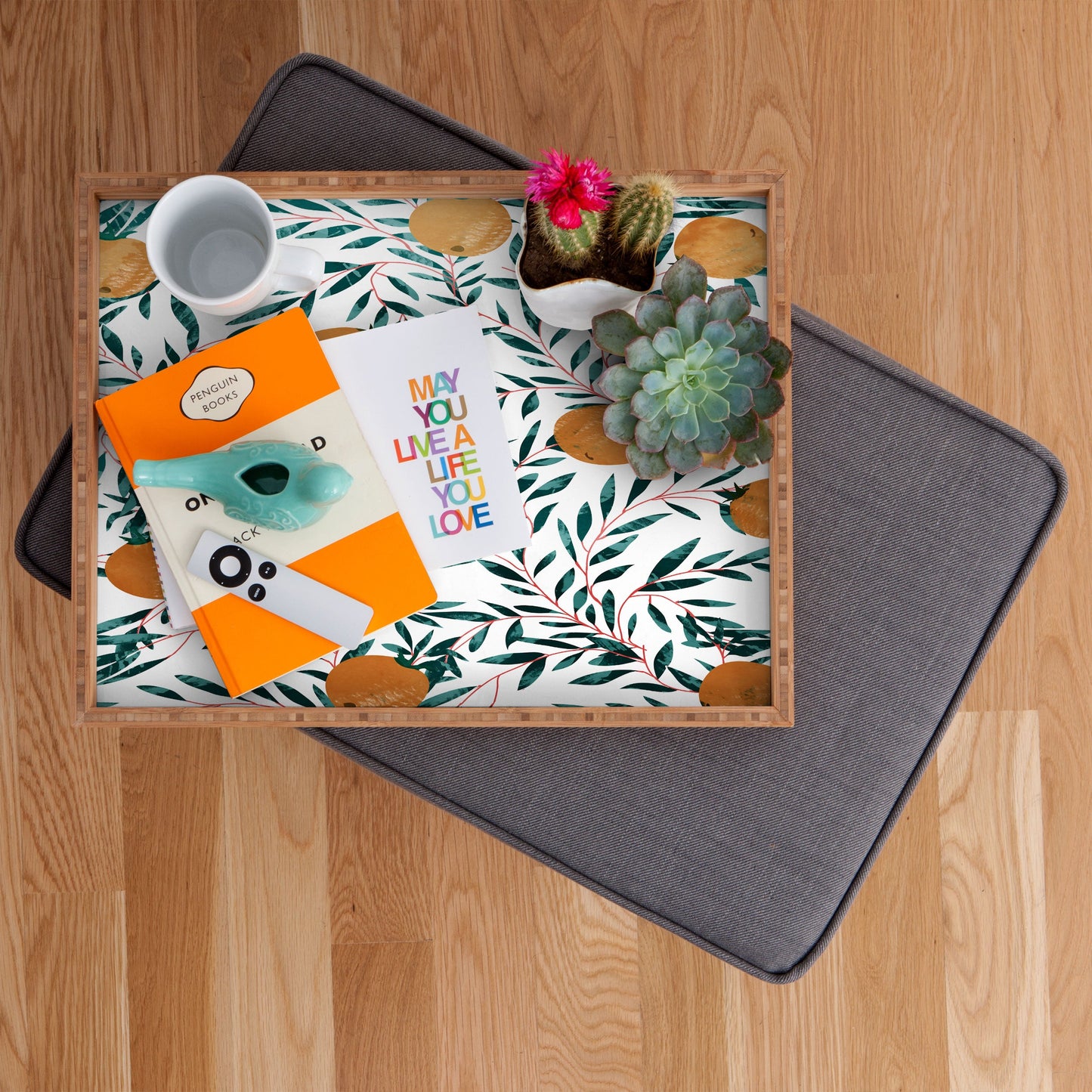 83 Oranges Mandarins Rectangular Tray