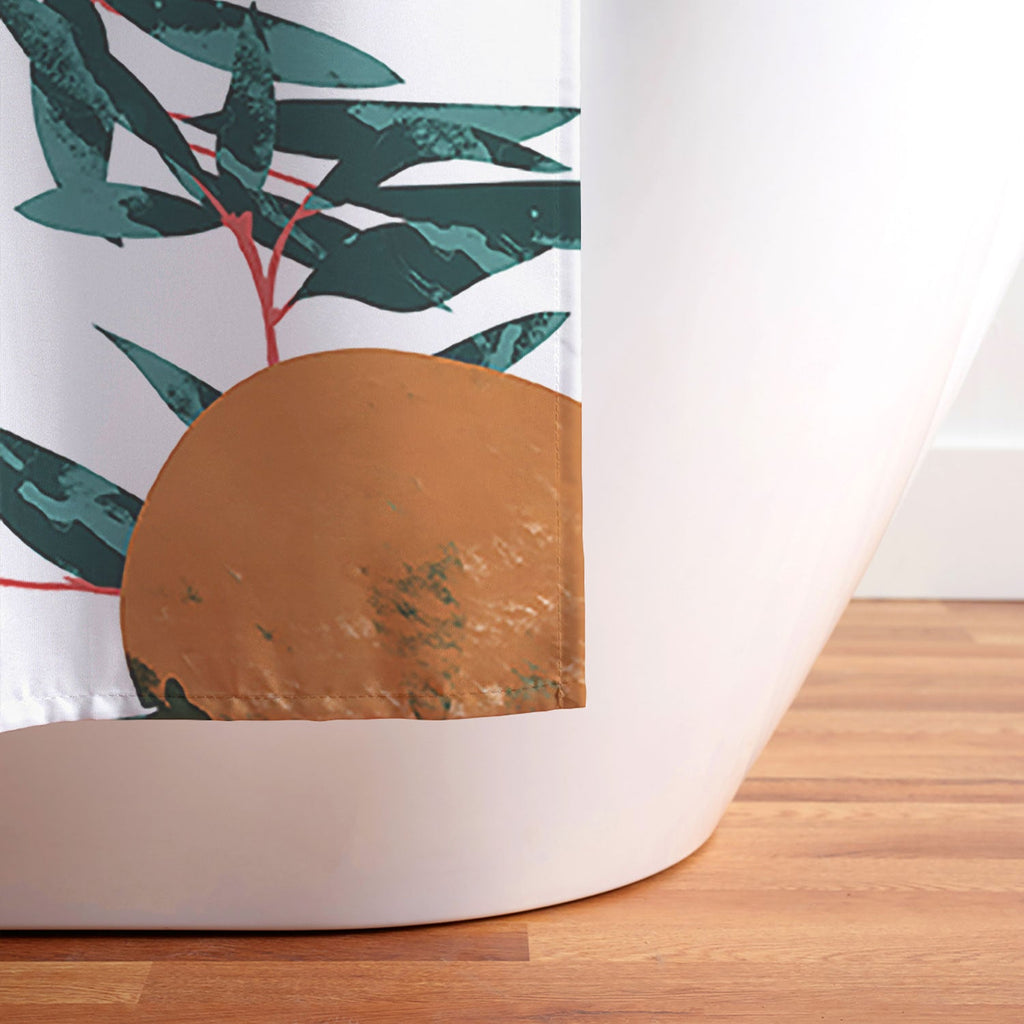 83 Oranges Mandarins Shower Curtain