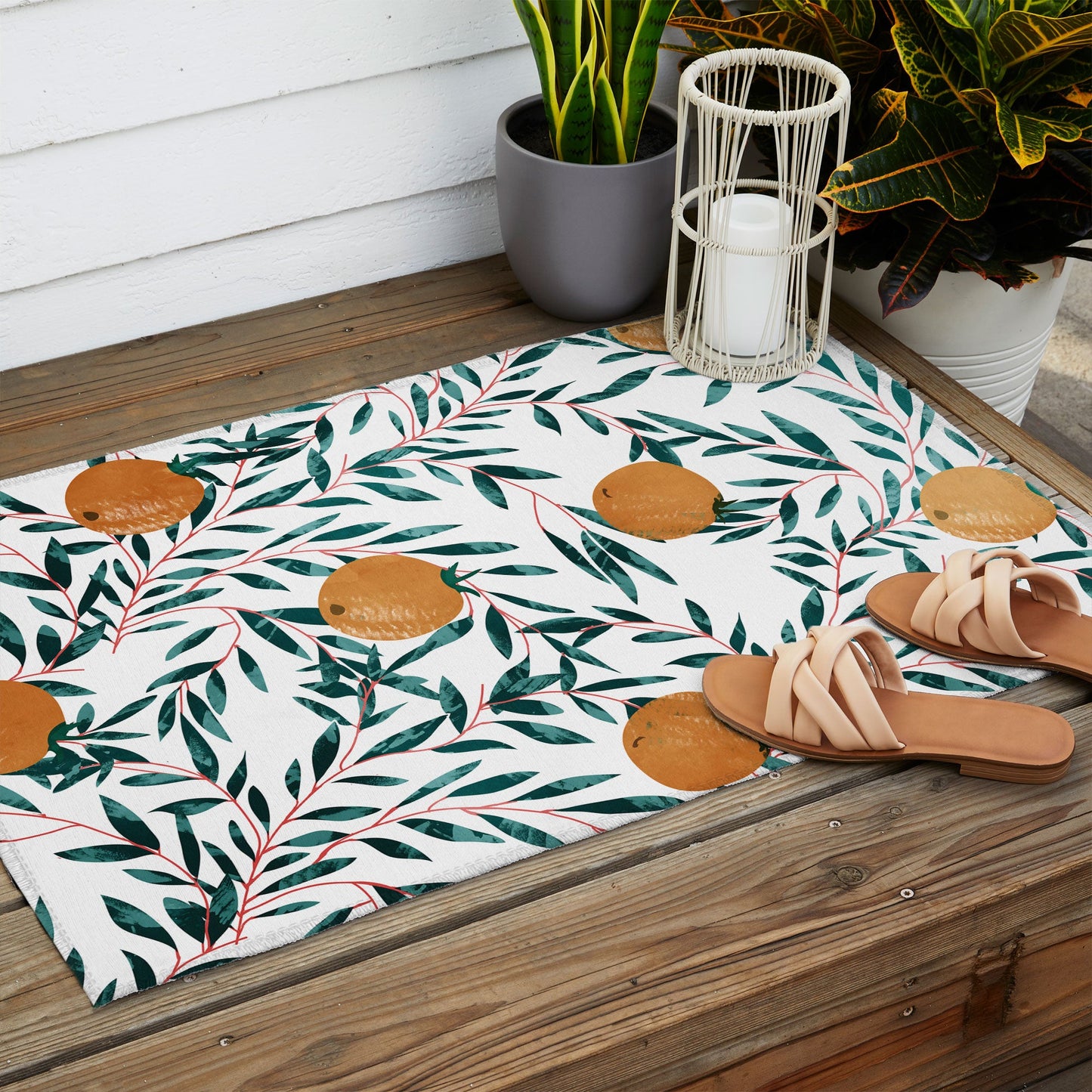 83 Oranges Mandarins Outdoor Rug