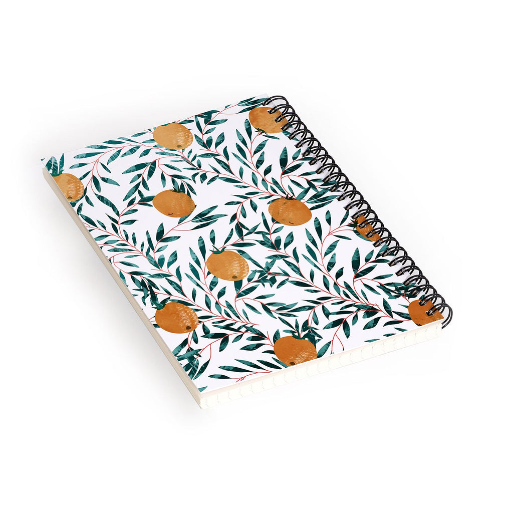 83 Oranges Mandarins Spiral Notebook