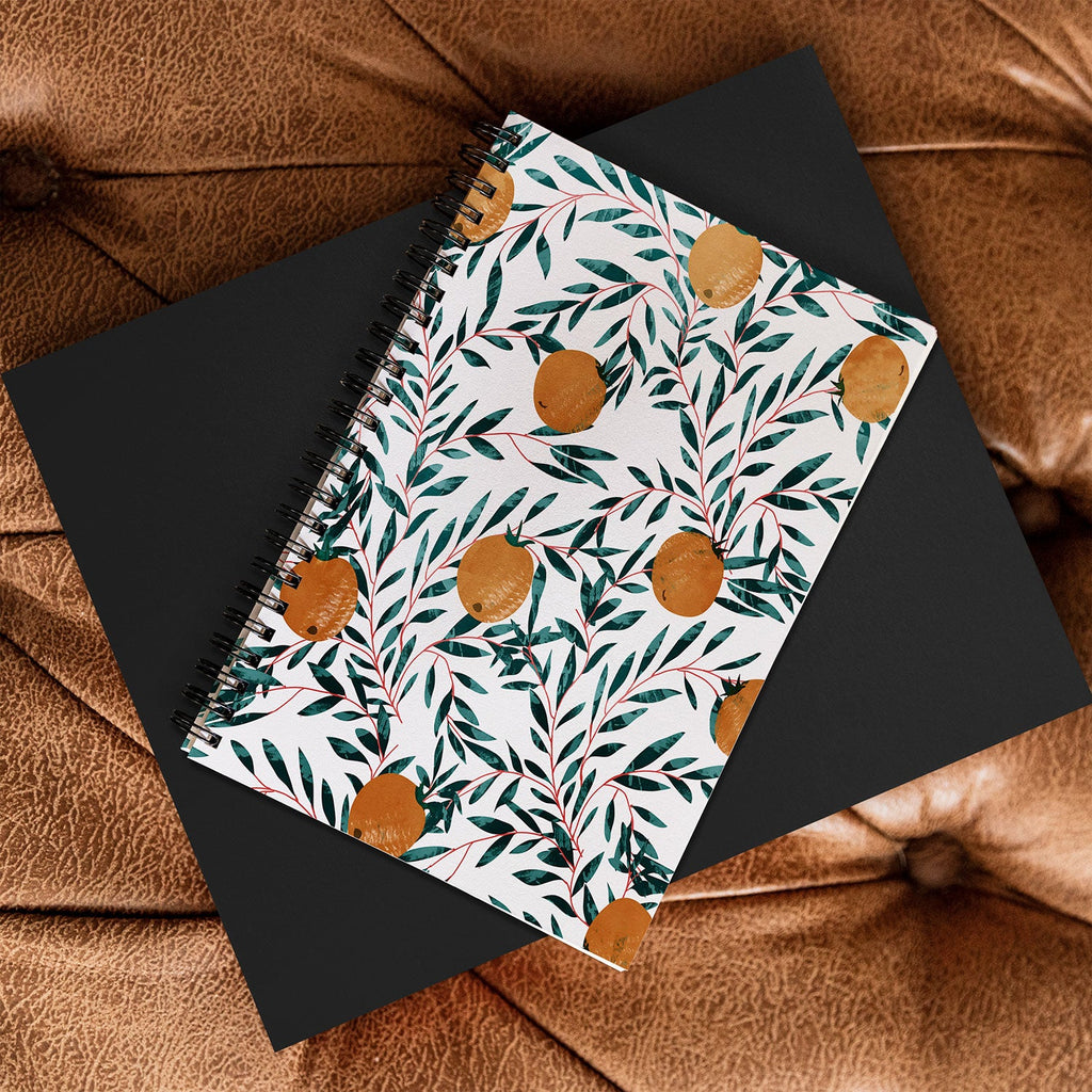83 Oranges Mandarins Spiral Notebook