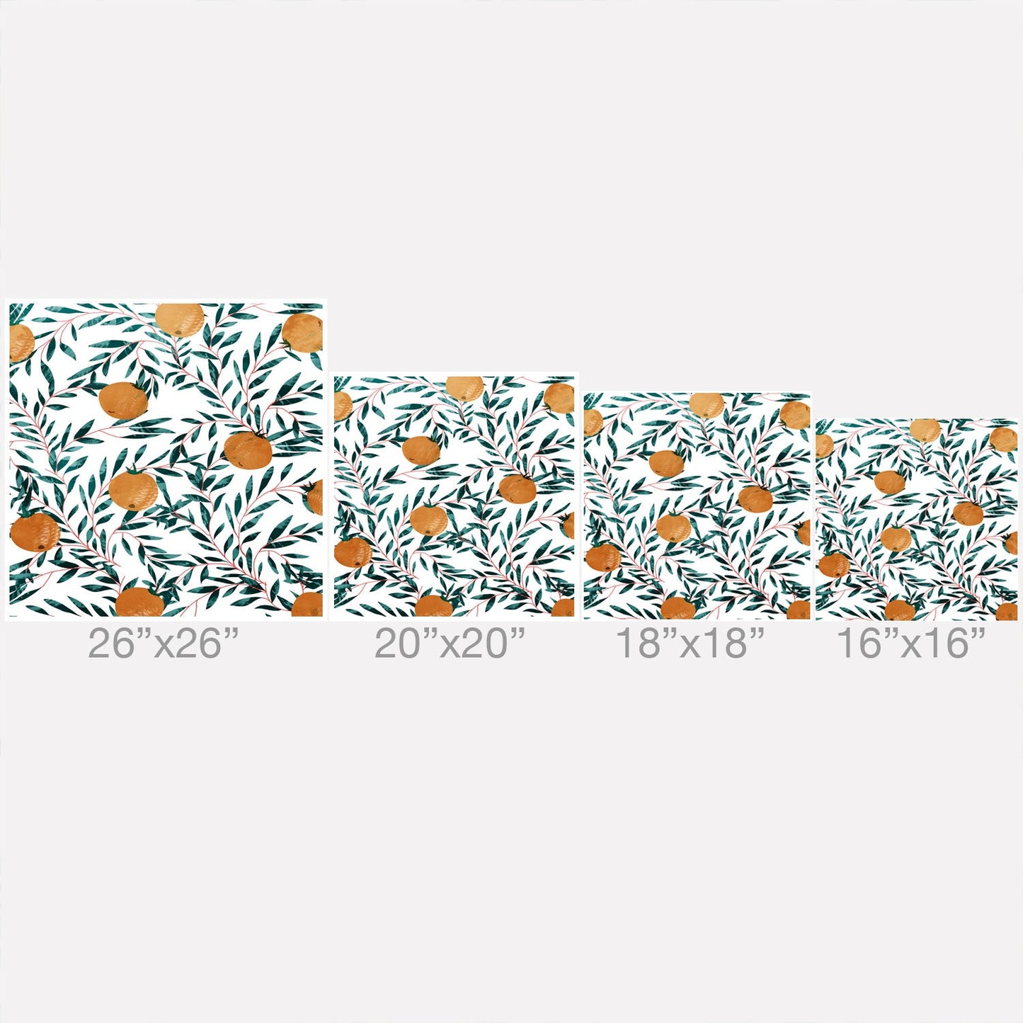 83 Oranges Mandarins Outdoor Throw Pillow