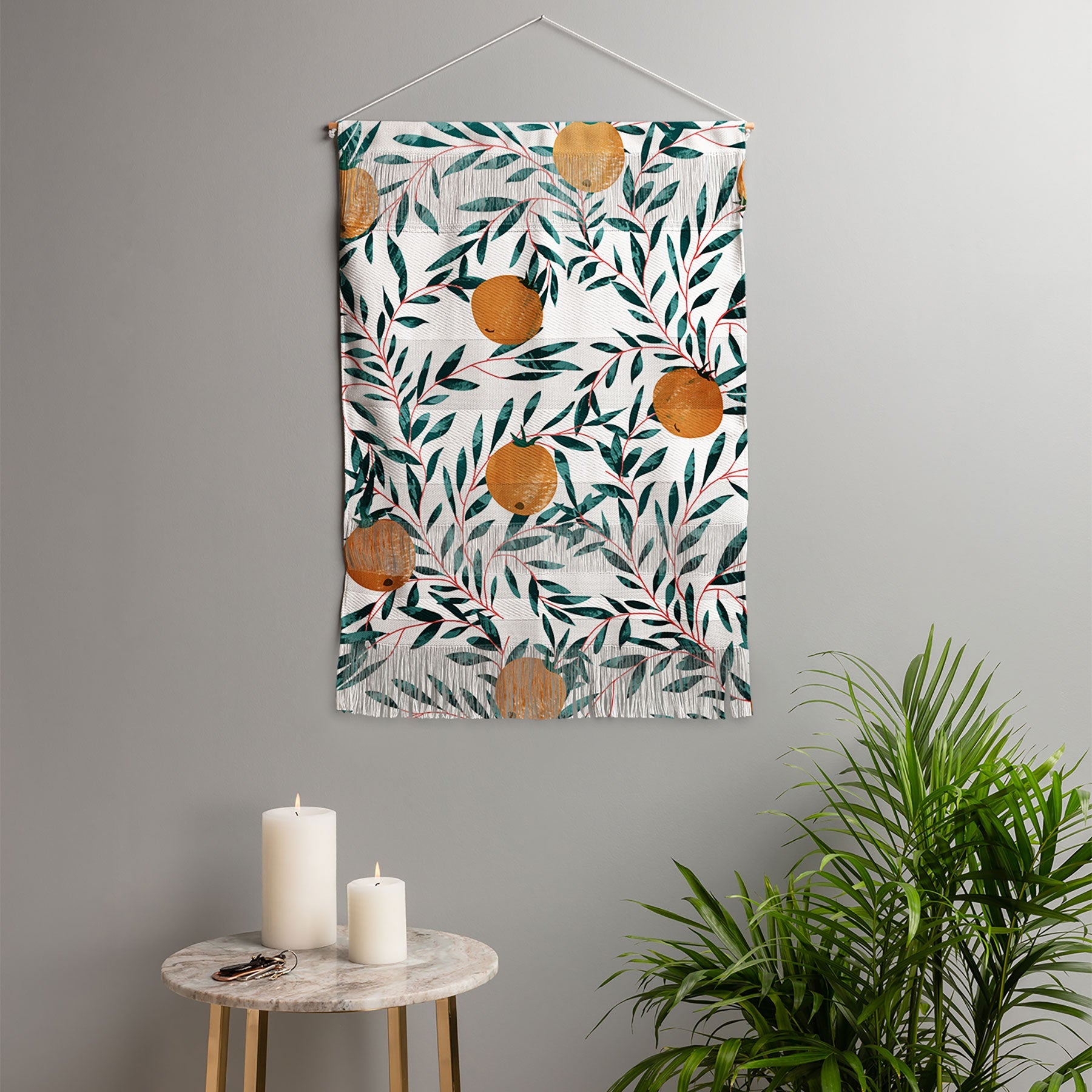 83 Oranges Mandarins Wall Hanging Portrait