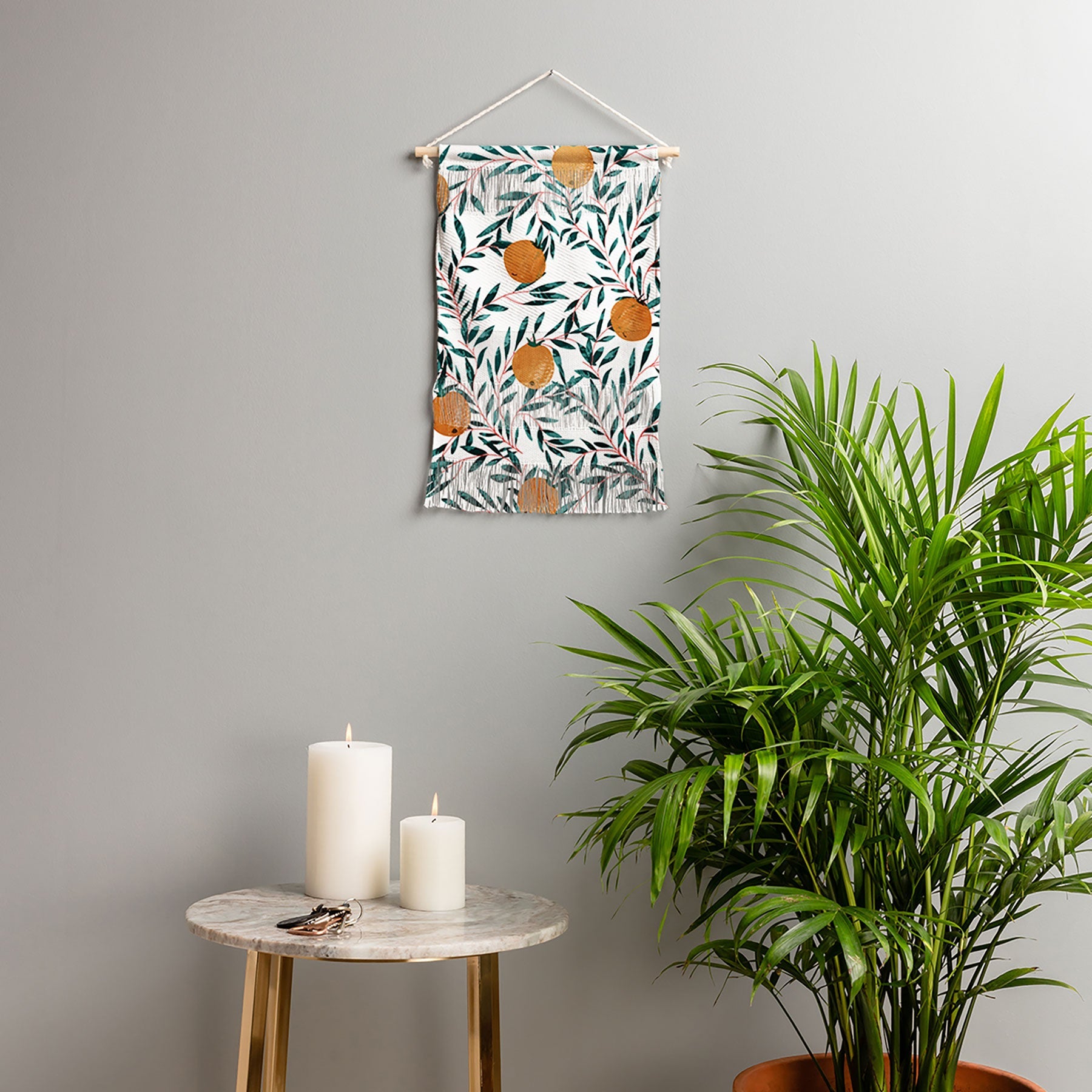 83 Oranges Mandarins Wall Hanging Portrait