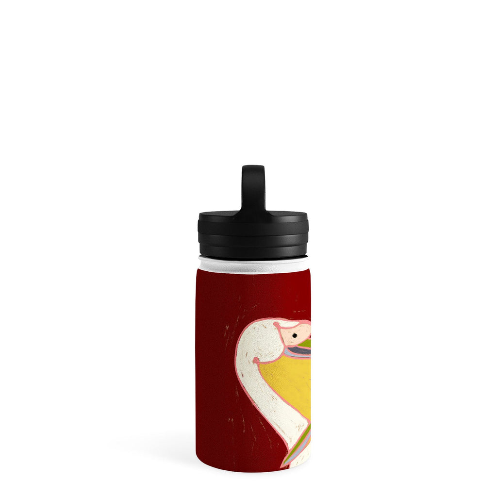 83 Oranges Pelicans Of The Burgundy Sky Water Bottle