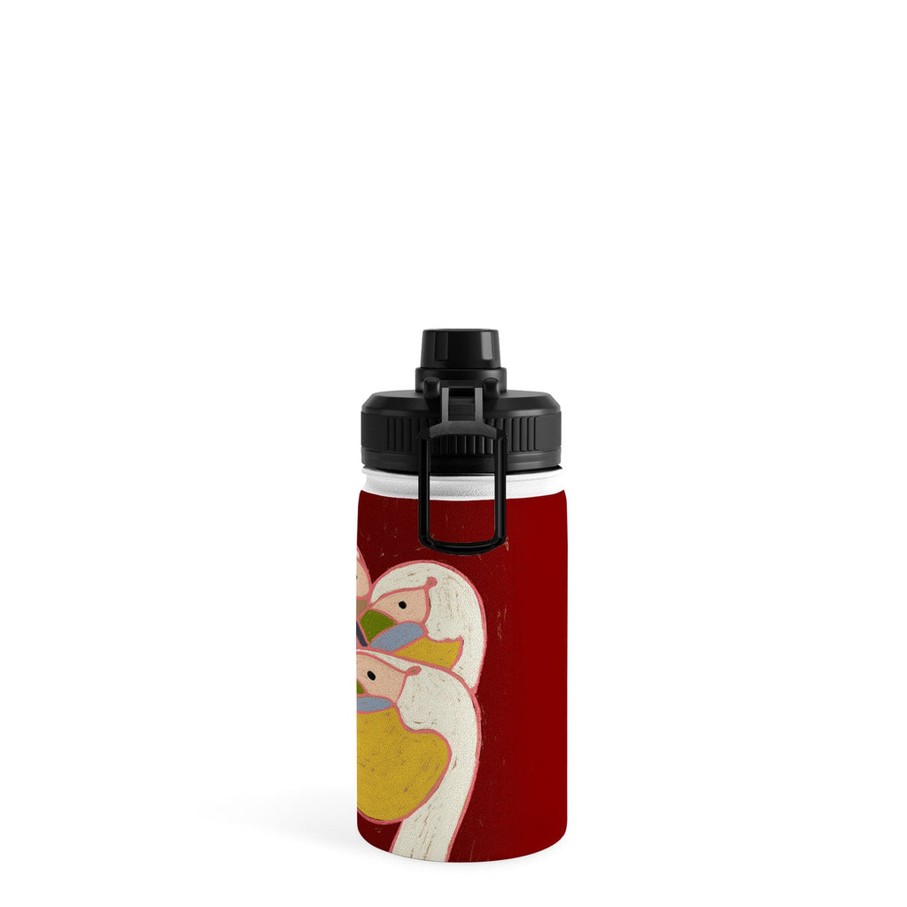 83 Oranges Pelicans Of The Burgundy Sky Water Bottle