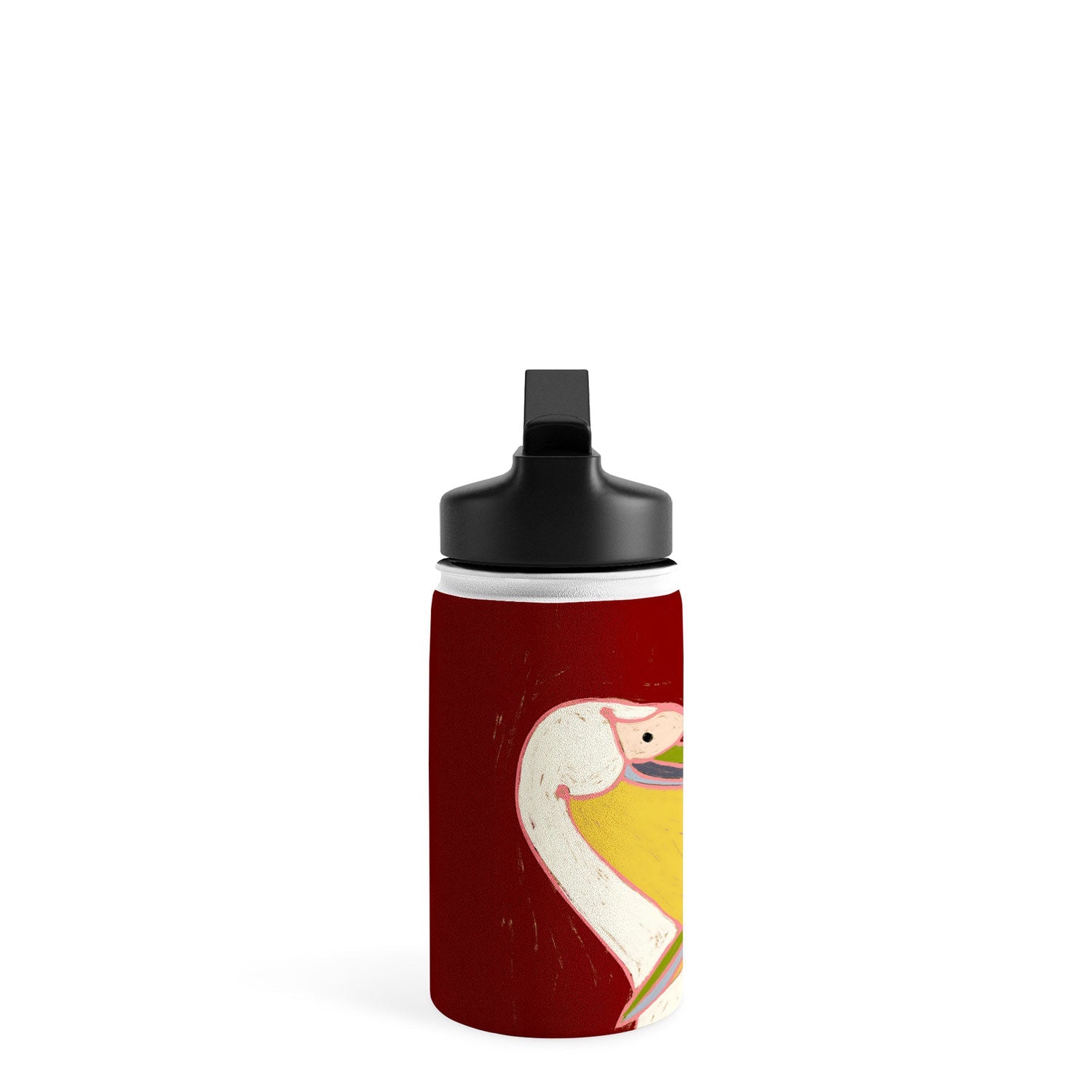 83 Oranges Pelicans Of The Burgundy Sky Water Bottle
