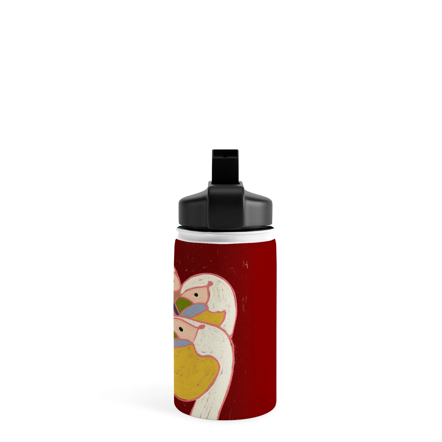83 Oranges Pelicans Of The Burgundy Sky Water Bottle