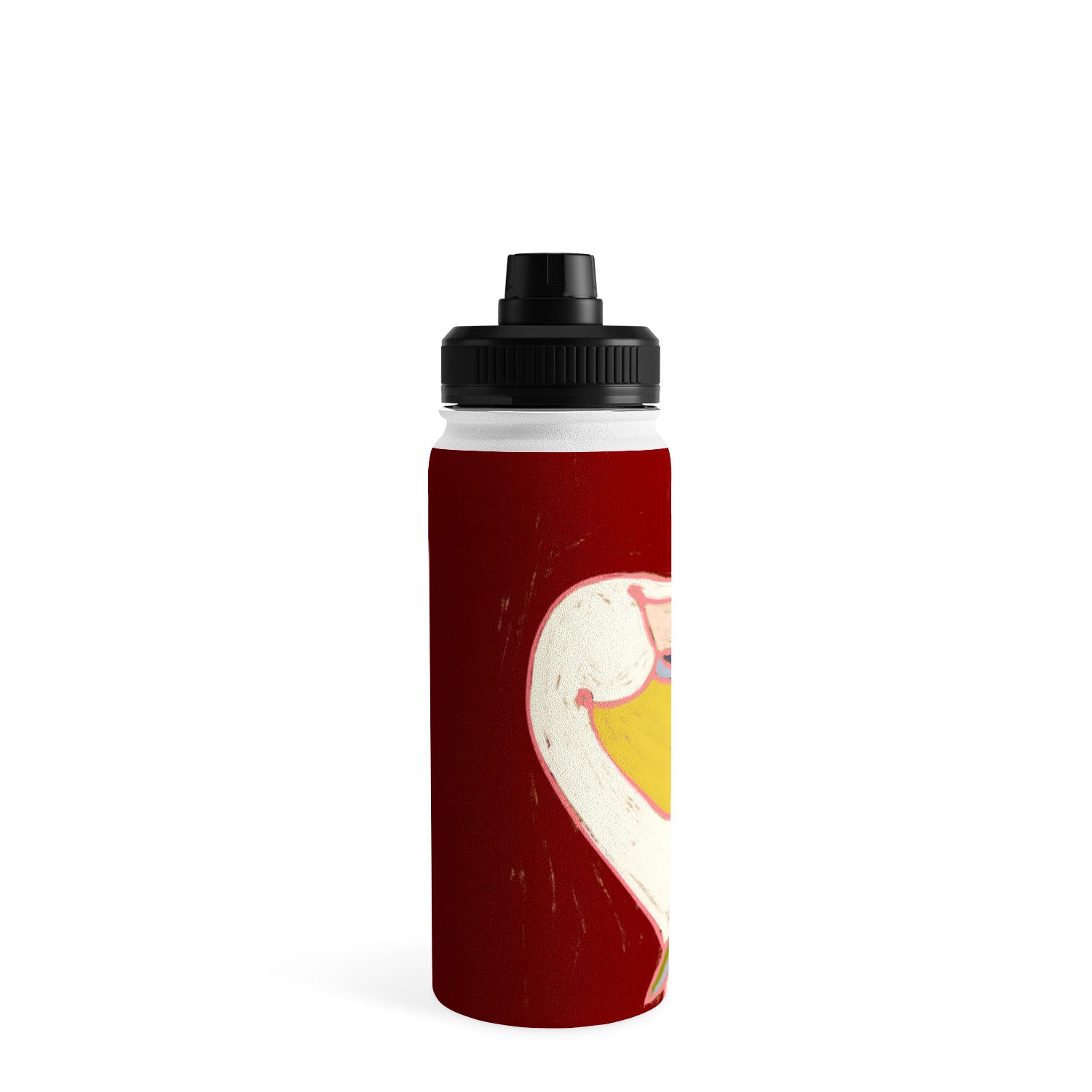 83 Oranges Pelicans Of The Burgundy Sky Water Bottle