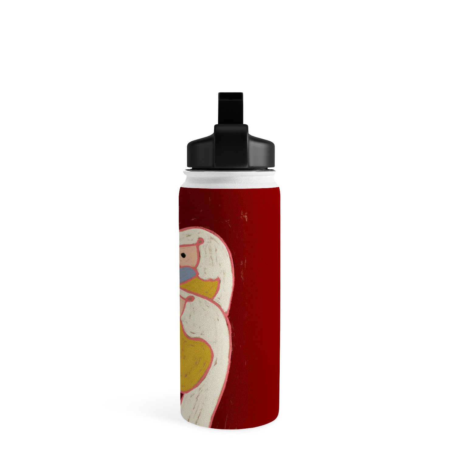 83 Oranges Pelicans Of The Burgundy Sky Water Bottle