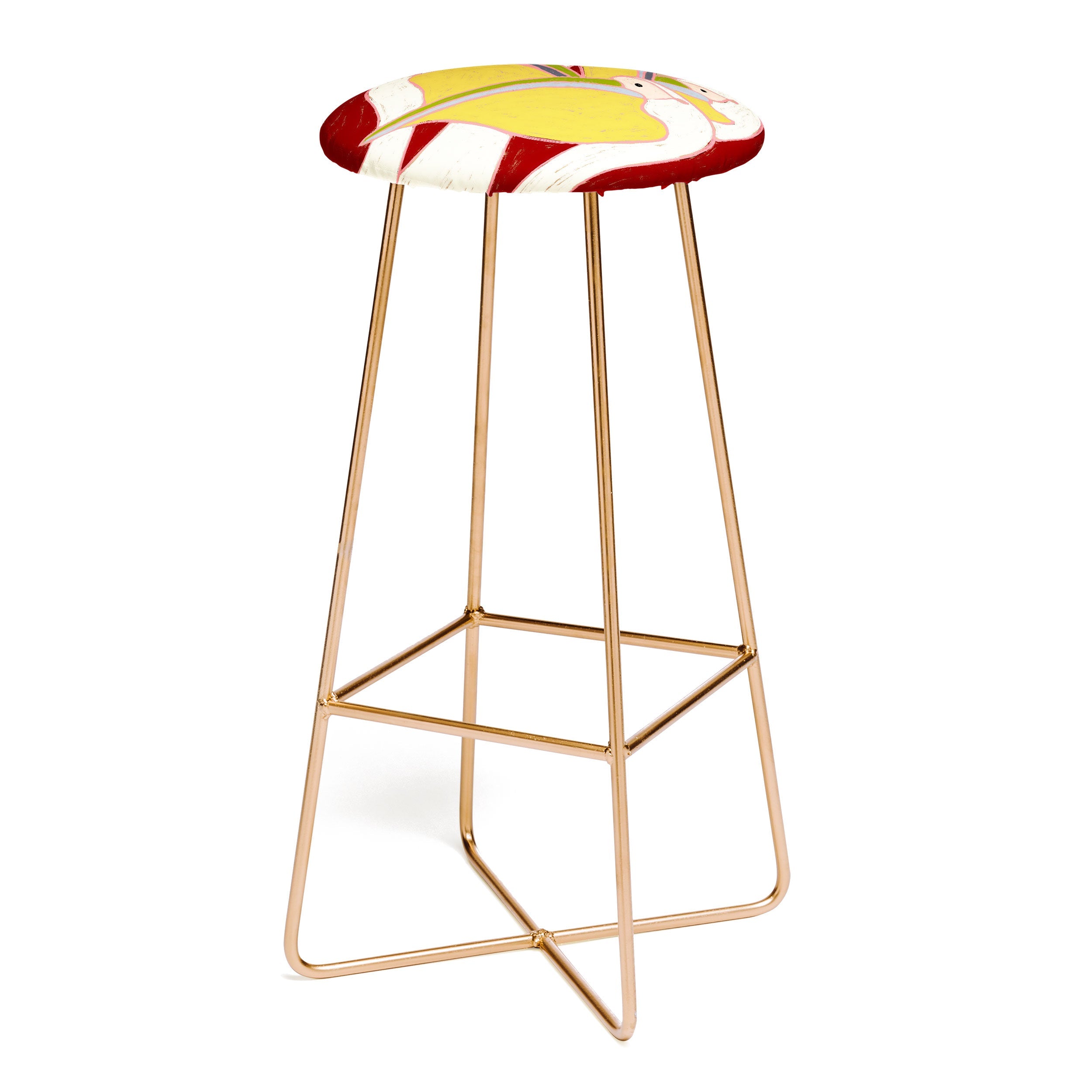 83 Oranges Pelicans Of The Burgundy Sky Bar Stool