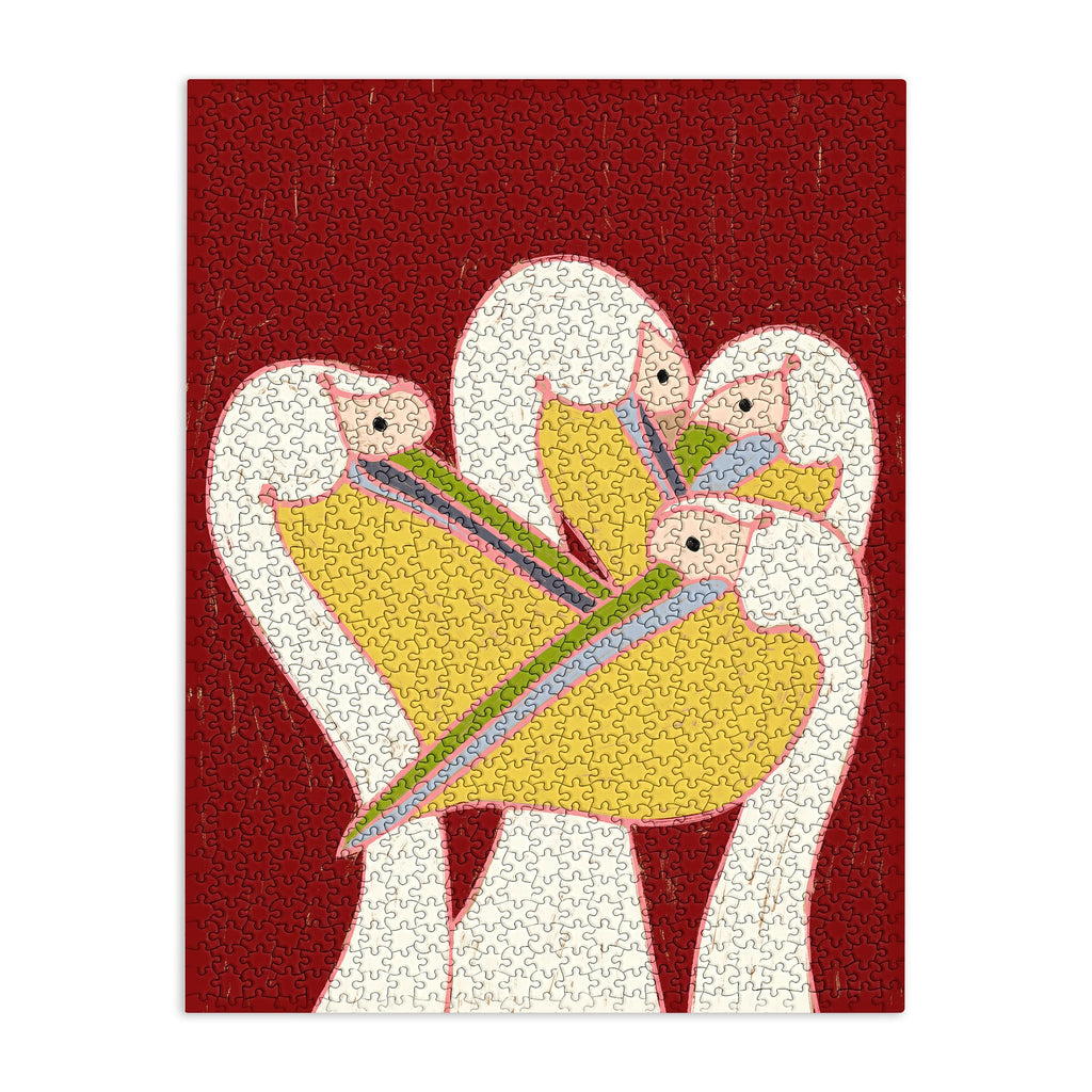 83 Oranges Pelicans Of The Burgundy Sky Puzzle