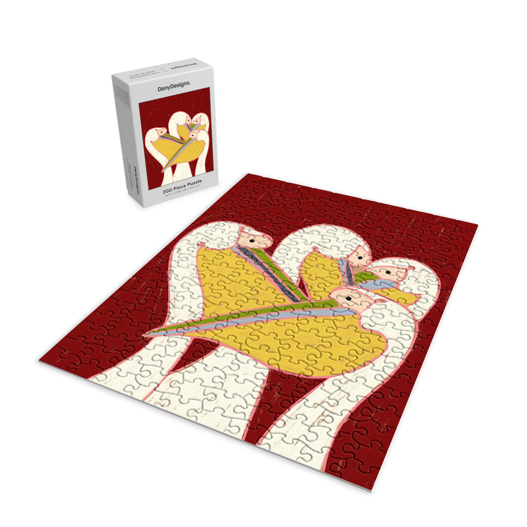 83 Oranges Pelicans Of The Burgundy Sky Puzzle