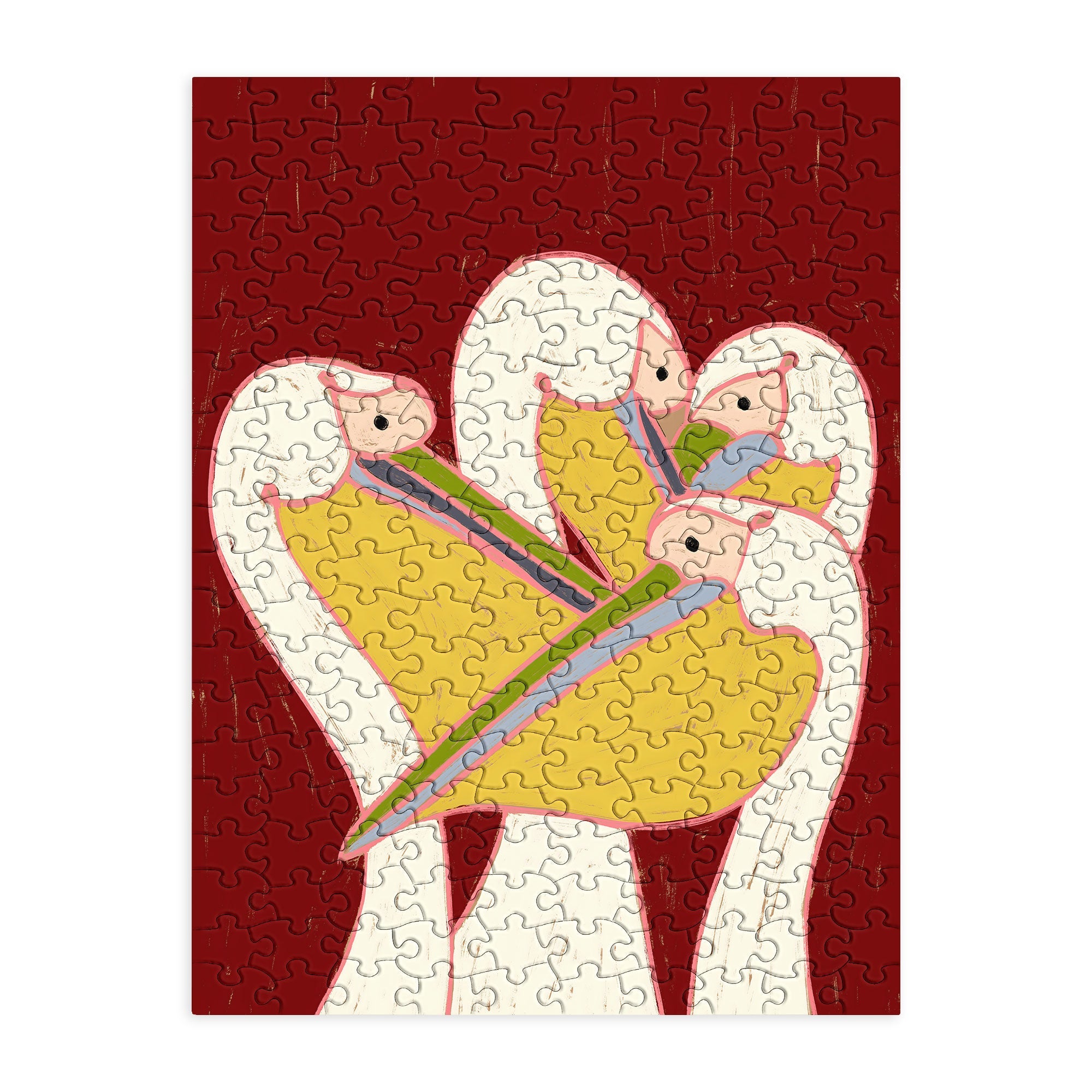 83 Oranges Pelicans Of The Burgundy Sky Puzzle