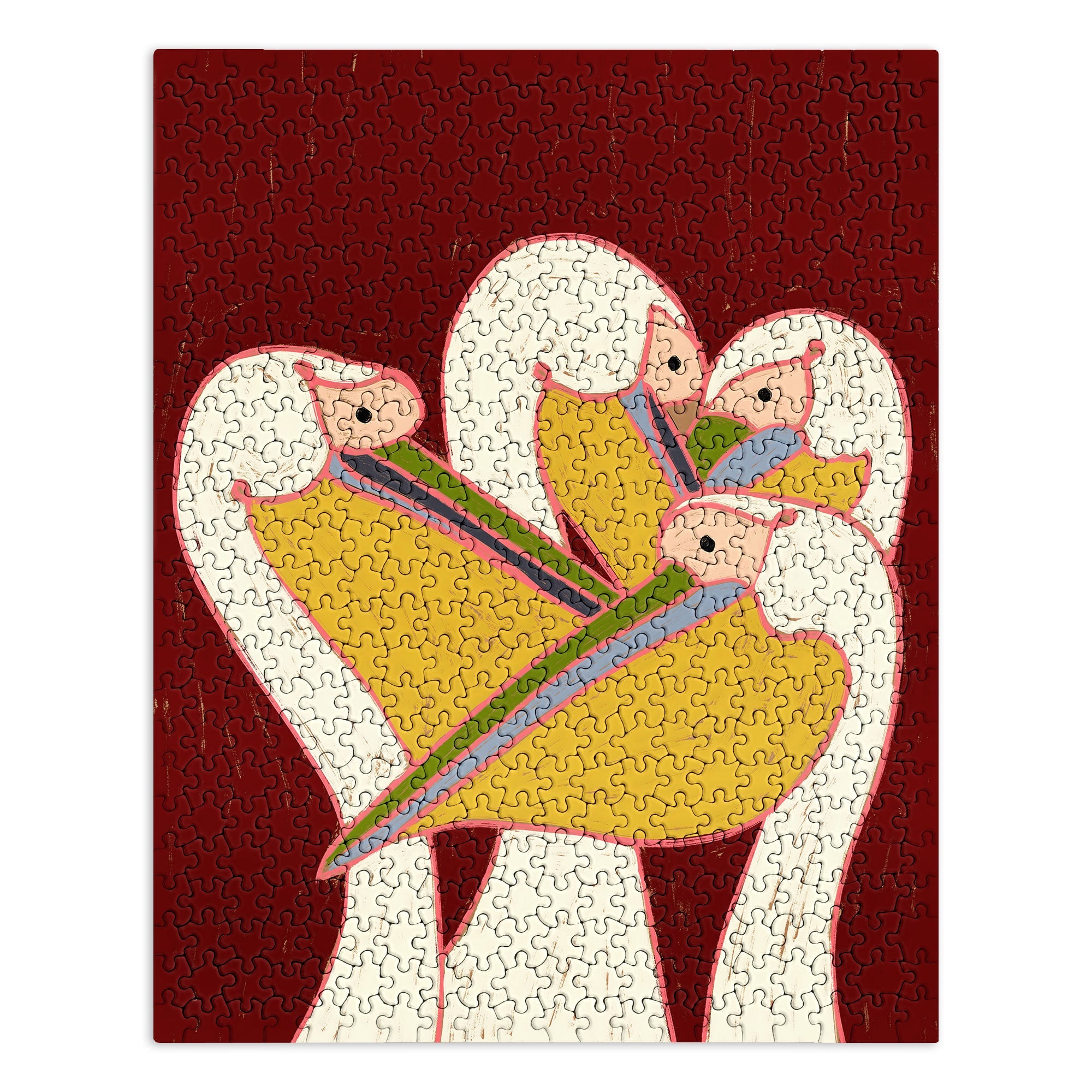83 Oranges Pelicans Of The Burgundy Sky Puzzle