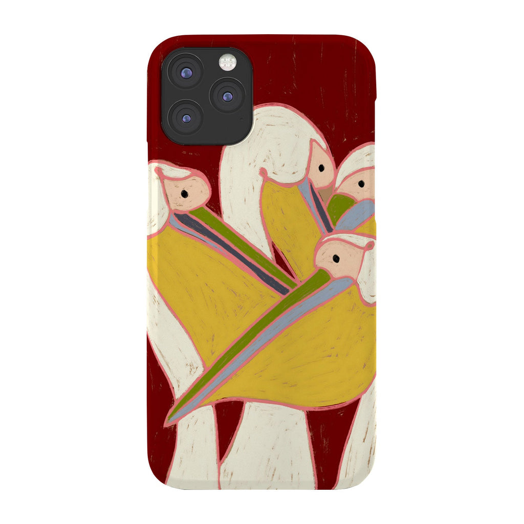 83 Oranges Pelicans Of The Burgundy Sky Phone Case