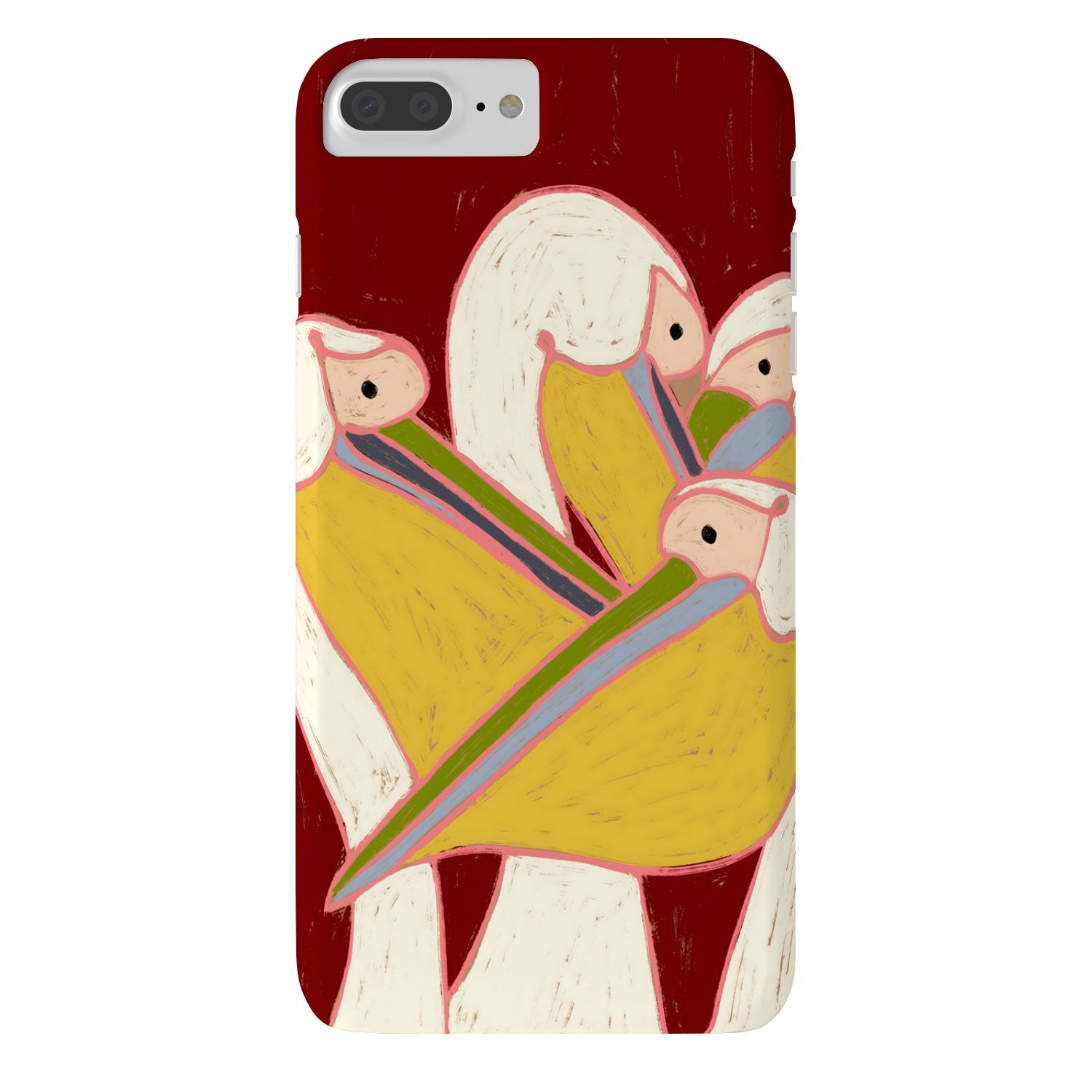 83 Oranges Pelicans Of The Burgundy Sky Phone Case