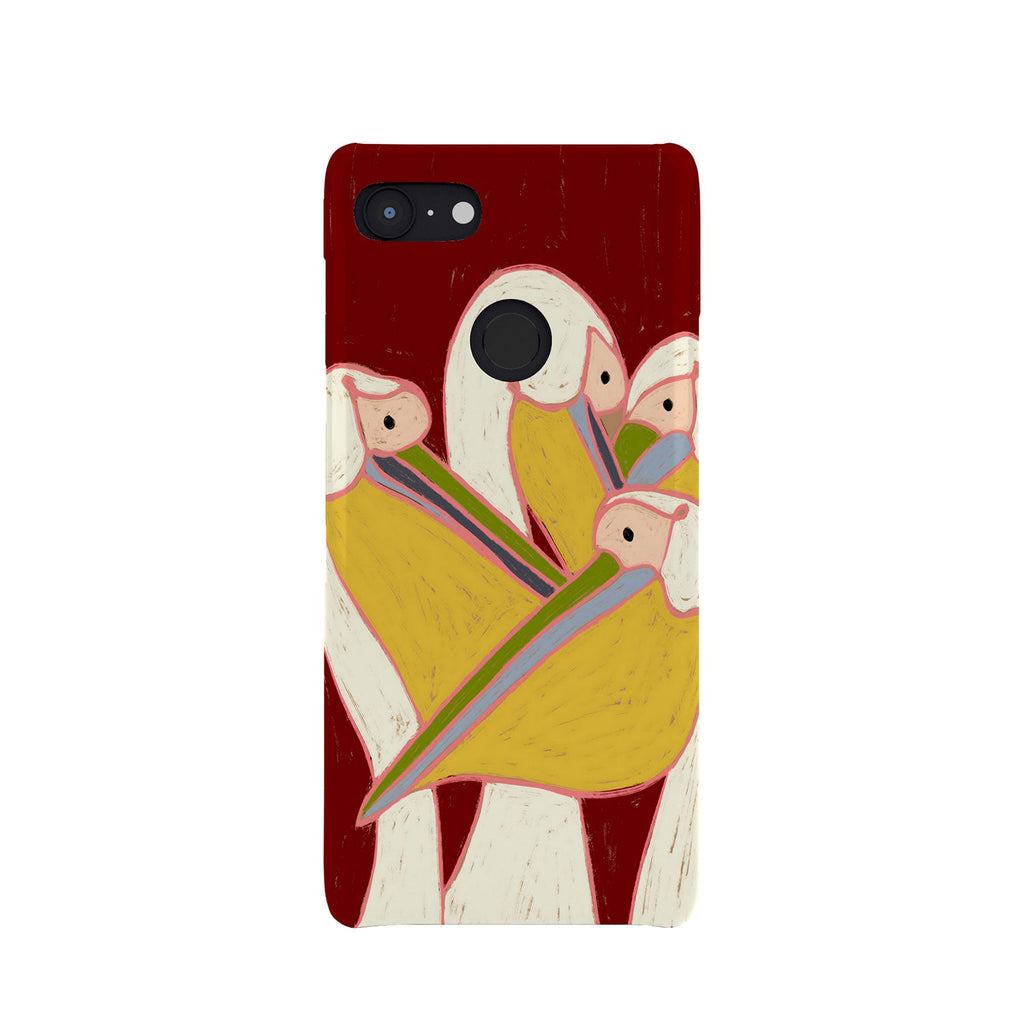 83 Oranges Pelicans Of The Burgundy Sky Phone Case