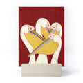 83 Oranges Pelicans Of The Burgundy Sky Mini Art Print